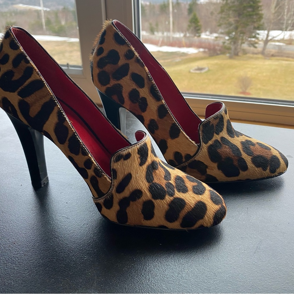 Leopard Print Women's Heels